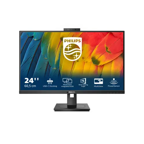 5000 series 24B1U5301H/00 LED display 60,5 cm (23.8") 1920 x 1080 Pixeles Full HD LCD Negro - Imagen 2