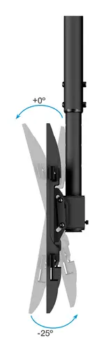 Soporte de Techo para Pantallas 32"-75", Negro - Imagen 5
