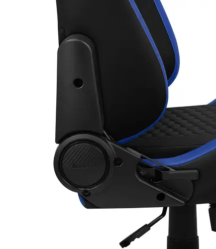 CROWNBB Azul, Silla Gaming Ergonómica, Cojines Ajustables, Cuero Sintético Premium - Imagen 5