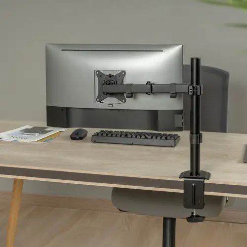 Soporte de Mesa ECO Giratorio e Inclinable para Monitor/TV 9Kg (3 Pivotes, 1 Brazo) de 17-32, Negro - Imagen 5