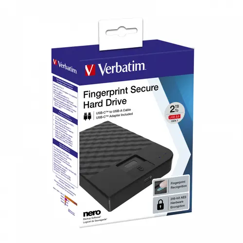 Disco duro portátil Fingerprint Secure de 2 TB - Imagen 4