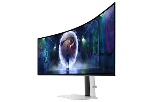 G93SD pantalla para PC 124,5 cm (49") 5120 x 1440 Pixeles Dual QHD OLED Plata - Imagen 5