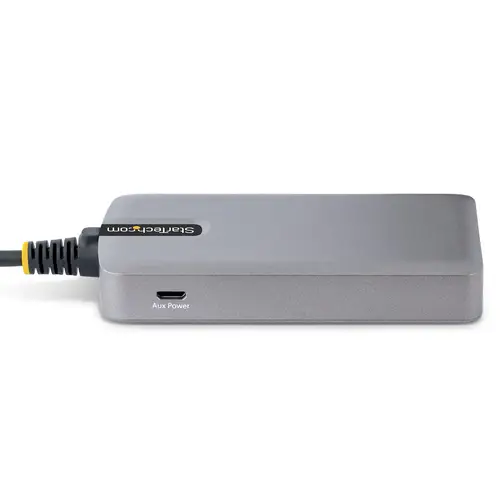 Hub USB de 3 Puertos USBA - USB 3.0 de 5Gbps - Alimentado por el Bus - Concentrador USB de 3 Puertos USB-A - Ladrón USB Portátil - Cable 30cm - Red Ethernet RJ45 1Gb - Imagen 4