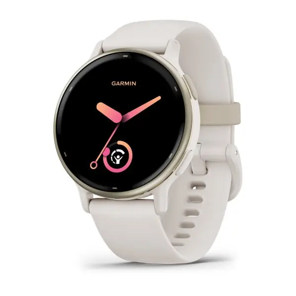Vivoactive 5 3,05 cm (1.2") AMOLED 42 mm Digital 390 x 390 Pixeles Pantalla táctil Blanco Wifi GPS (satélite)