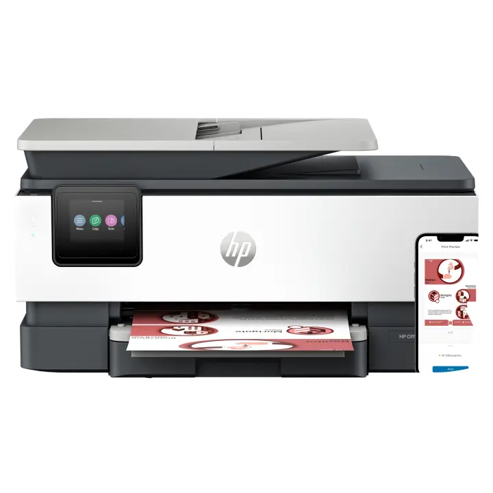 OfficeJet Pro 8122e Inalámbrico All-in-One Color Impresora, Servicio Instant Ink  Impresión a doble cara