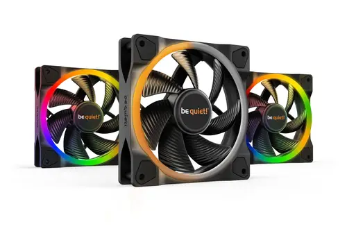 Light Wings | 120mm PWM Triple Pack Carcasa del ordenador Ventilador 12 cm Negro 3 pieza(s) - Imagen 1