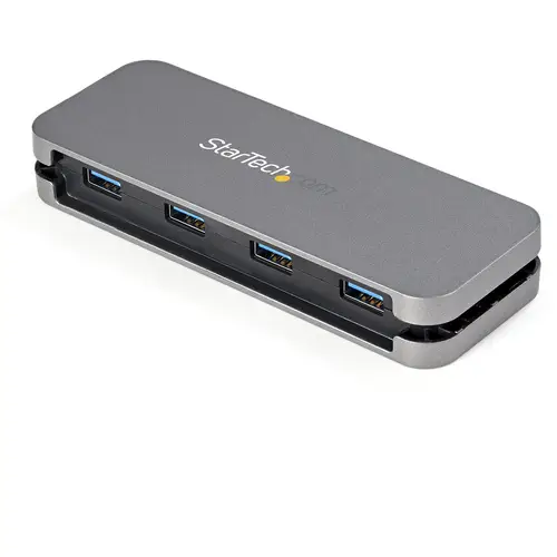 Hub Ladrón USB C de 4 Puertos - 4x USB-A - Concentrador USB 3.0 Tipo C de 5Gbps (USB 3.2 Gen 1) - Hub Portátil USB-C a USB-A - con Cable de 28,5cm con Gestión de Cableado (HB30CM4AB) - Imagen 4