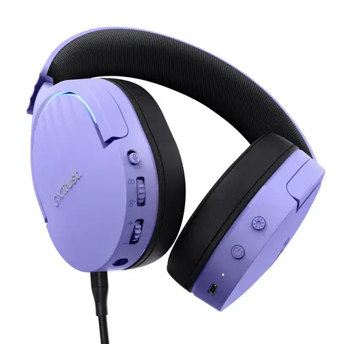 GXT 491P FAYZO Auriculares Inalámbrico y alámbrico Diadema Juego USB tipo A Bluetooth Negro, Púrpura - Imagen 4