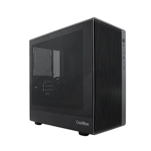 GAMING CAJA MATX GM350 DARKFACE USB-C 3.2 GEN1 CRISTAL AHUMADO - Imagen 6