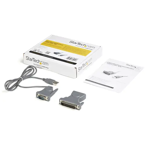 Cable Adaptador de 0,9m USB a Serie Serial DB9 DB25 RS232 - Imagen 6