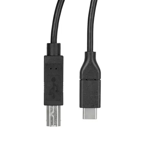 Cable de 50cm USB-C a USB-B de Impresora - Cable Adaptador USB Tipo C a USB B - Imagen 3