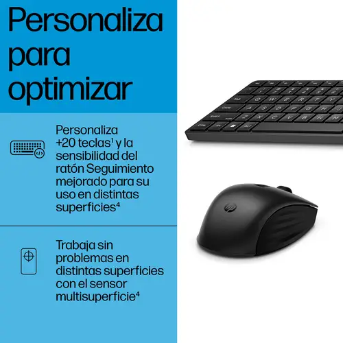 Conjunto de teclado y ratón inalámbricos 655 - Imagen 6