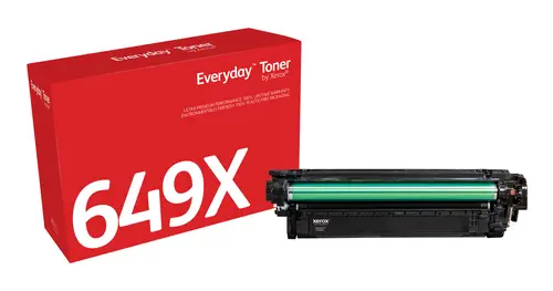 Everyday El tóner Everyday Negro de Xerox es compatible con HP 649X (CE260X), Capacidad alta - Imagen 1