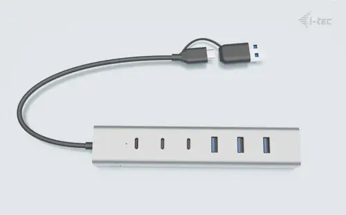 USB-C/USB-A Charging Metal HUB 7 port (3x USB-C, 4x USB-A) - Imagen 2