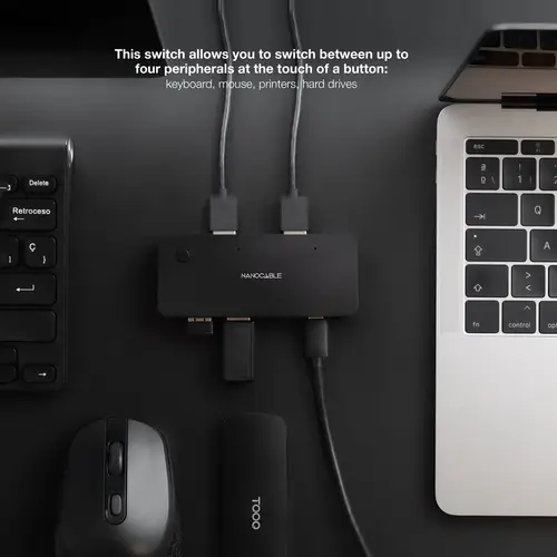 Switch Conmutador 2x USB 3.0 a 2xUSB-A 3.0 + 2x USB-C 3.0 - Imagen 4