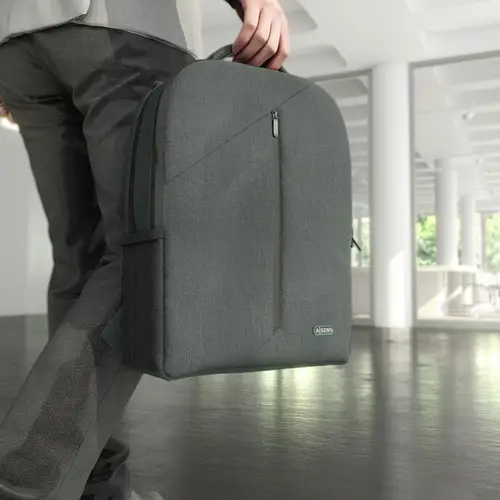 Mochila premium para portátil 15.6, Gris - Imagen 6