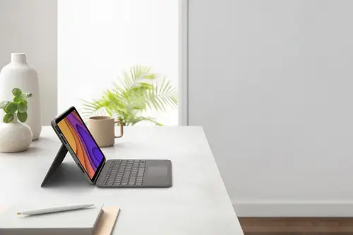 Folio Touch QWERTY Inglés internacional Smart Connector Gris - Imagen 9