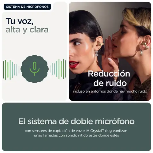 moto buds loop Auriculares Inalámbrico gancho de oreja Llamadas/Música/Deporte/Uso diario Bluetooth Verde - Imagen 15