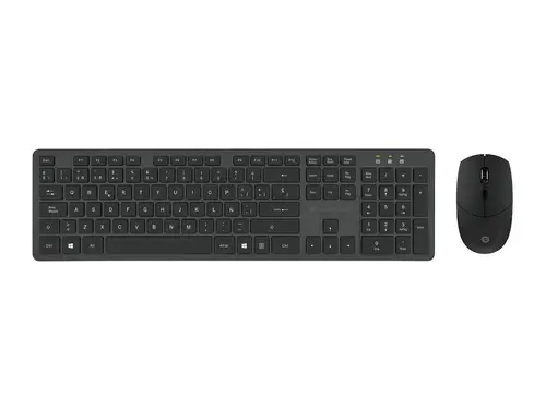 ORAZIO01ES teclado Ratón incluido Oficina RF inalámbrico QWERTY Español Negro - Imagen 1
