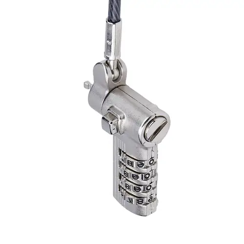 Cable Antirrobo Universal de Portátil de 2m - Candado de Seguridad para Portátil - Serializado - con Clave de Combinación - Compatible con Noble Wedge&reg /Nano/K-Slot - TAA - Imagen 3
