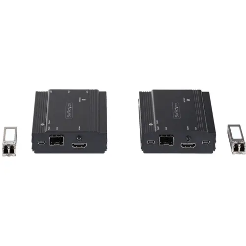 Extensor KVM HDMI de 4K por Fibra - Alargador de Consola Switch KVM con Vídeo HDMI y USB Remoto - hasta 300m (Multimodo) - con 2 Módulos SFP+ MMF de 10Gb - (TX/RX) - Imagen 5