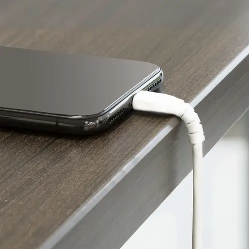 Cable Resistente USB-A a Lightning de 1 m Blanco - Cable de Alimentación y Sincronización USB Tipo A a Lightning con Fibra de Aramida Robusta - Con Certificación MFi de Apple - iPad/iPhone 12 - Imagen 6