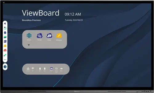 IFP7562 pantalla de señalización Panel plano interactivo 190,5 cm (75") LED Wifi 350 cd / m² 4K Ultra HD Negro Pantalla táctil Procesador incorporado Android - Imagen 2
