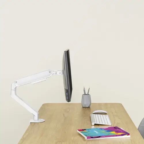 DB4032TNR-W soporte para monitor 81,3 cm (32") Abrazadera/Atornillado Blanco - Imagen 7