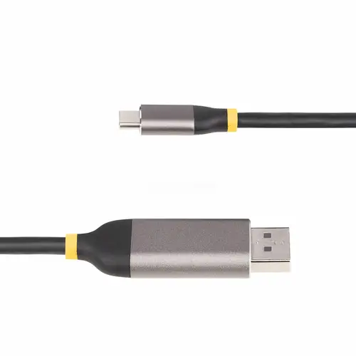 Cable Adaptador de Vídeo USB-C a DisplayPort de 3m -8K 60Hz - 4K 144Hz - HDR10 - Conversor de Vídeo USB Tipo C a DP 1.4 - Cable Convertidor Compatible con USB4/Thunderbolt 3/4 - Imagen 3