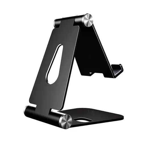 Soporte De Sobremesa Tamaño M Ajustable (2 Pivotes) Para Movil / Tablet, Negro - Imagen 1