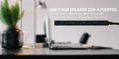 Advance USB-C Slim Passive HUB 4 Port - Imagen 7