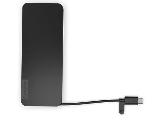 4X11N40212 base para portátil y replicador de puertos Alámbrico USB 3.2 Gen 1 (3.1 Gen 1) Type-C Negro - Imagen 4