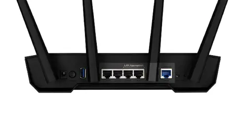 TUF Gaming AX3000 V2 router inalámbrico Gigabit Ethernet Doble banda (2,4 GHz / 5 GHz) Negro, Naranja - Imagen 3
