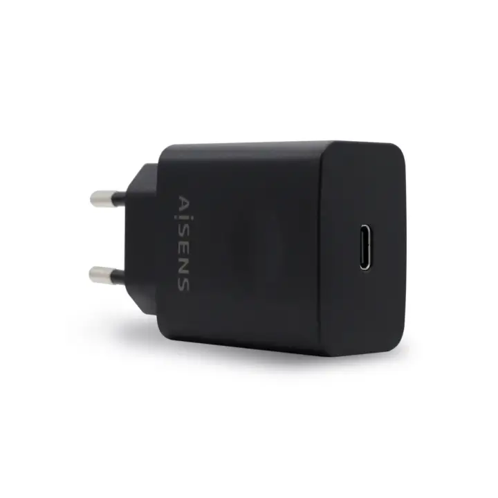 Cargador USB-C PD 3.0 1 Puerto 1x USB-C 20 W, Negro