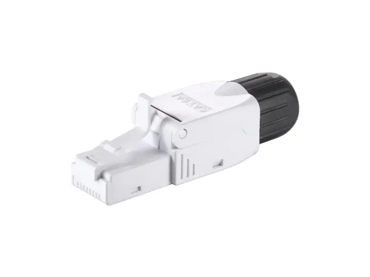 121162 conector RJ-45 Negro, Blanco