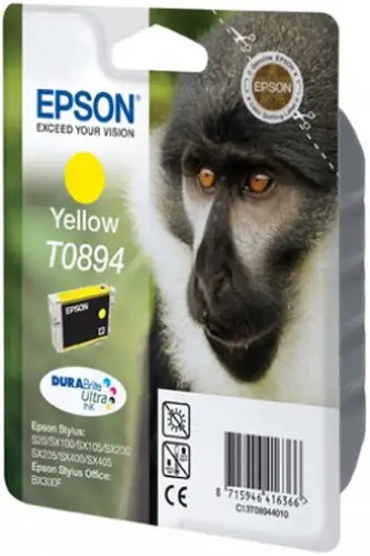 Monkey Singlepack Yellow T0894 DURABrite Ultra Ink - Imagen 3