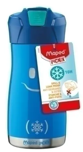 BOTELLA MAPED CONCEPT KIDS 350ML. AZUL - Pack de 6 unidades