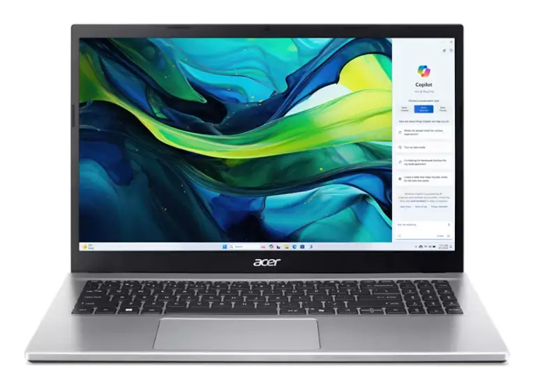 Aspire Go 15 AG15-42P-R836 AMD Ryzen 5 7430U Portátil 39,6 cm (15.6") Full HD 16 GB DDR4-SDRAM 512 GB SSD Wi-Fi 6 (802.11ax) Windows 11 Home Plata