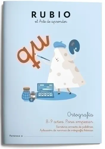 CUADERNO RUBIO ORTOGRAFIA 3 8-9 AÑOS - Pack de 5 unidades