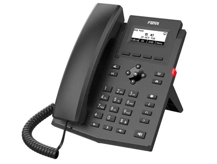 X301G teléfono IP Negro 2 líneas LCD