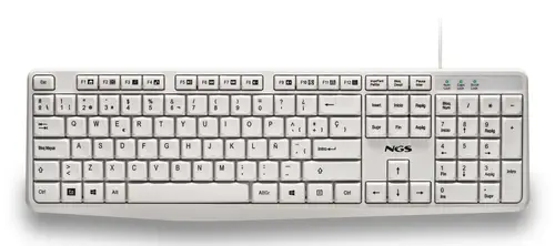 HERITAGE teclado Universal USB QWERTY Español Blanco - Imagen 1