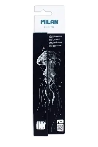 LAPICES MILAN DIBUJO 4 mm BLANCOS EST.3