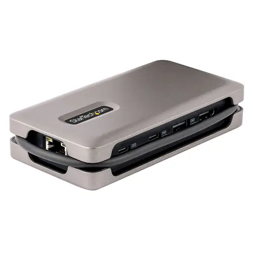 Adaptador Multipuertos USB-C - HDMI 2.0b 4K 60Hz - HDR - Hub USB 3.2 Gen 2 10Gbps (2xUSB-C, 1xUSB-A) - PD de 100W con Pass-Through - Con Cable de 30cm - Docking Station para Portátil - Imagen 3