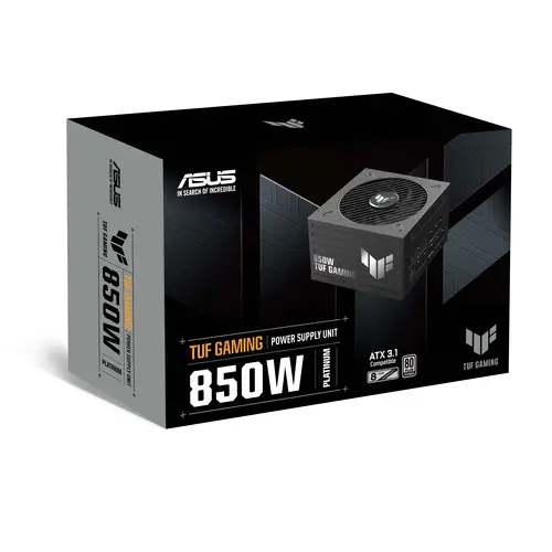 TUF Gaming 850W Platinum unidad de fuente de alimentación 20+4 pin ATX ATX Negro - Imagen 9