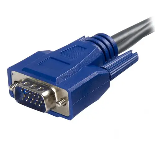 Cable KVM USB VGA 2 en 1 Ultra Delgado - 1,8m - Imagen 2