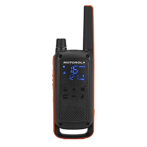 Talkabout T82 two-way radios 16 canales 446 - 446.2 MHz Negro, Naranja - Imagen 1