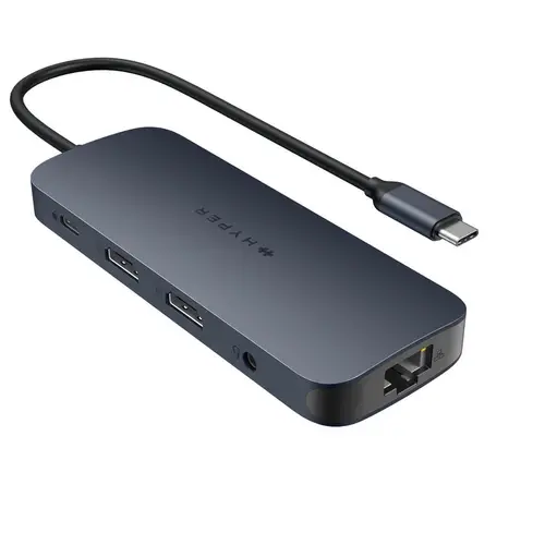 HD4006GL base para portátil y replicador de puertos USB 3.2 Gen 2 (3.1 Gen 2) Type-C Negro - Imagen 3