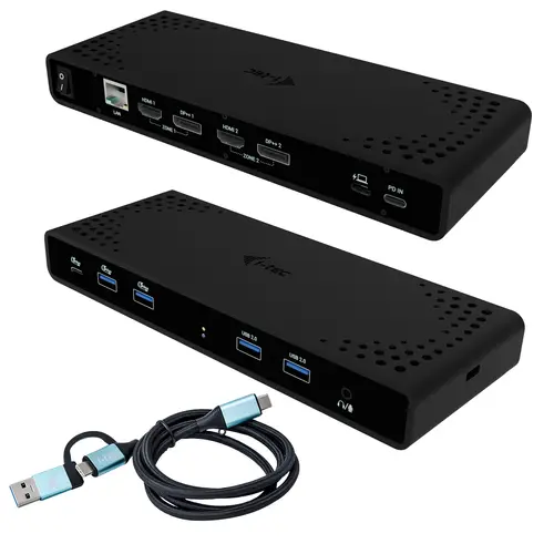Universal Dual 4K Display Docking Station + Power Delivery 85W - Imagen 1