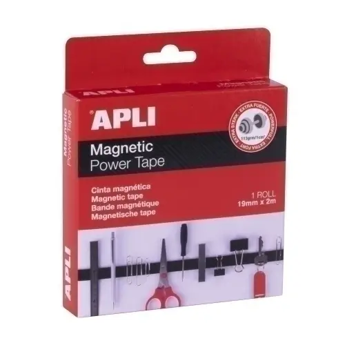 CINTA ADHESIVA APLI MAGNETICA 2m x19 mm