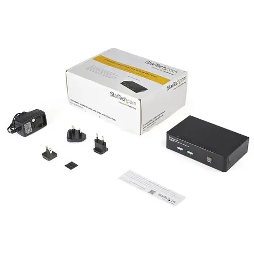 Conmutador Switch KVM 2 puertos HDMI con Hub Concentrador USB 2.0 Audio - 1920x1200 - Imagen 5